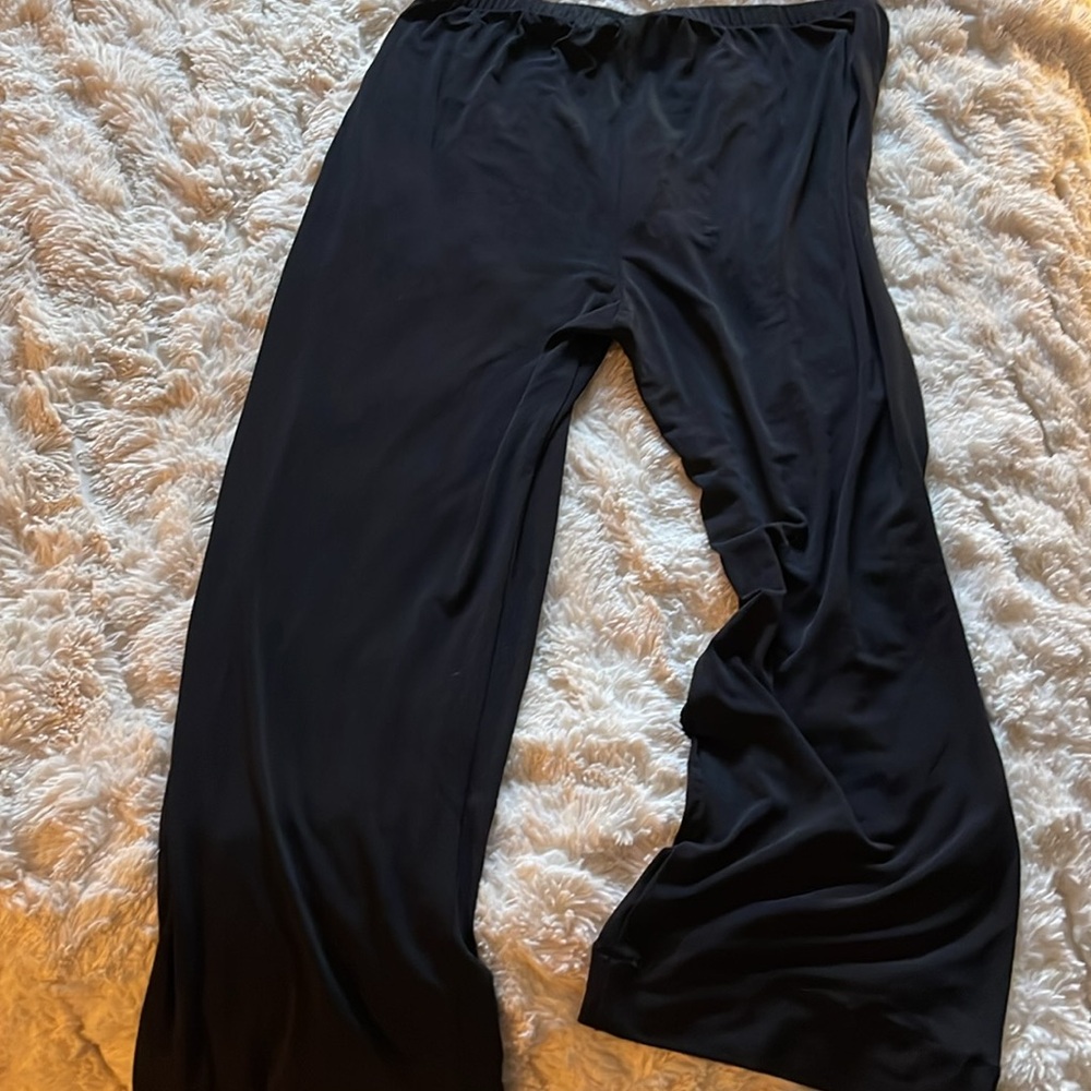 Rabbit Rabbit Rabbit Designs Black Wide-Leg Pants - Size L - Picture 3 of 6